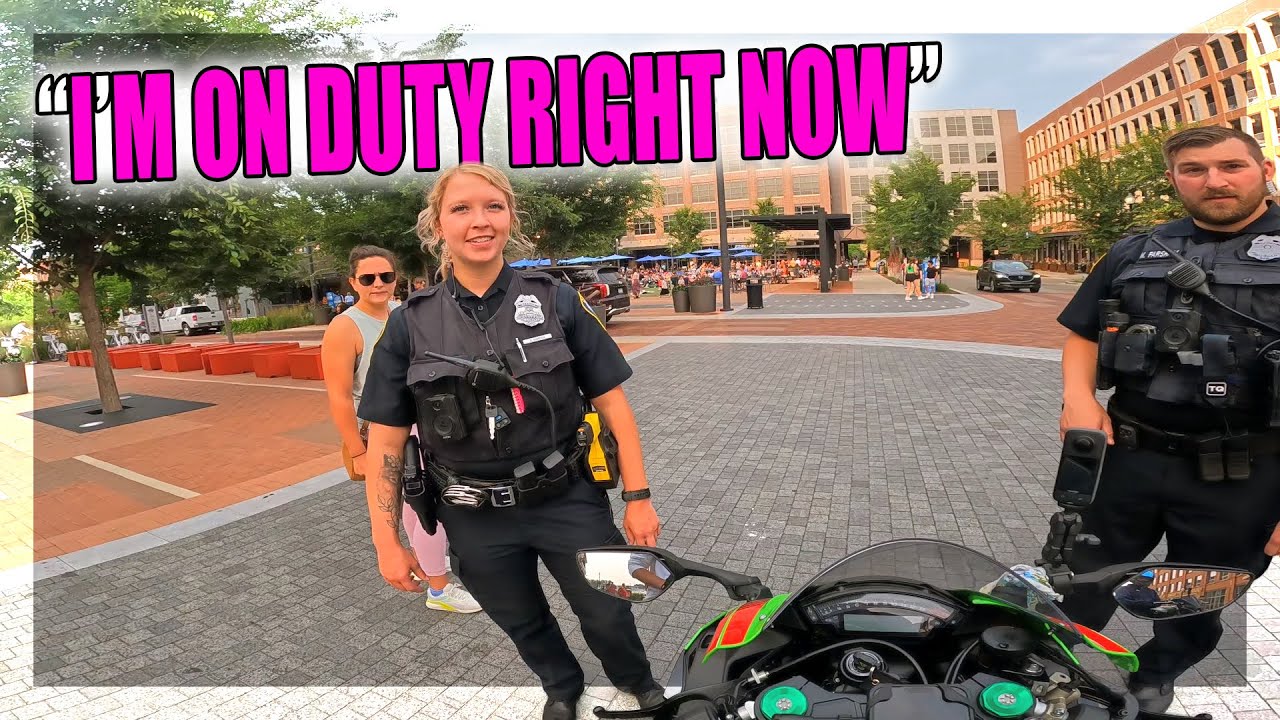 I asked a cop if she wanted a ride... | Moto Vlog #16