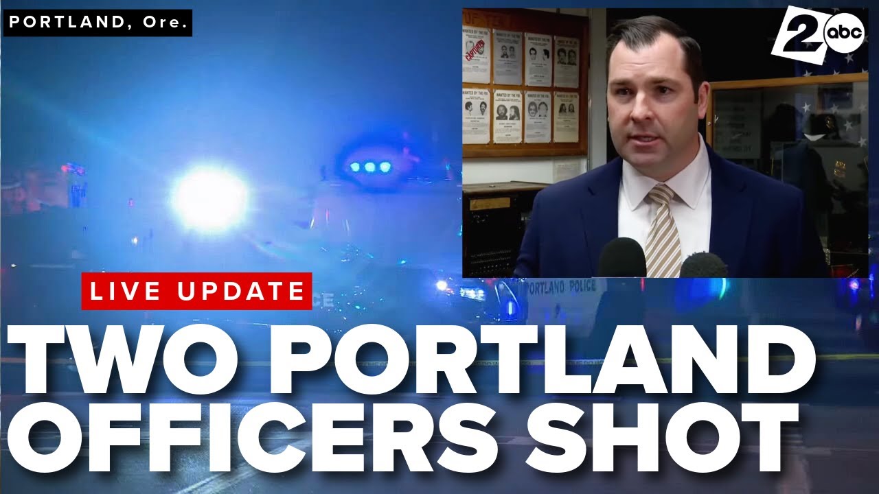 Portland Police update on search for suspect who shot two officers in Lloyd District Monday