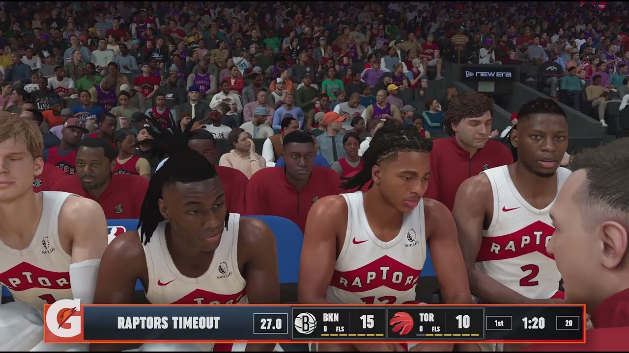 NBA 2K26 Brooklyn Nets at TORONTO RAPTORS
