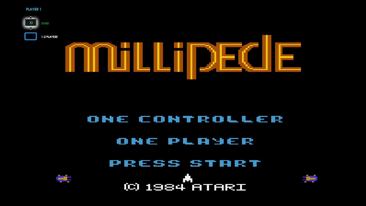 Millipede (Atari 5200 Game on Atari Vault via Steam)