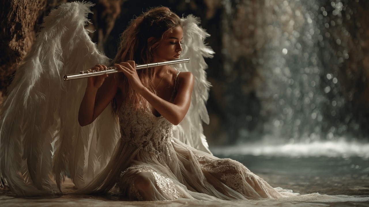 Heavenly Worship Song - Angelic Christian Music with Lyrics - Ethereal Harp & Celestial Atmosphere