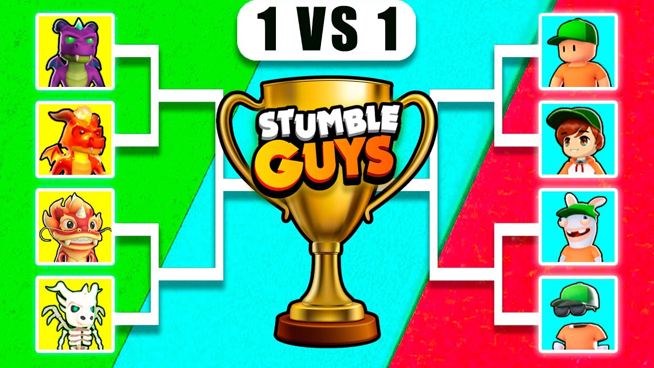 DRAGONS vs MR. STUMBLES in Stumble Guys 🔥  New Tournament Battle