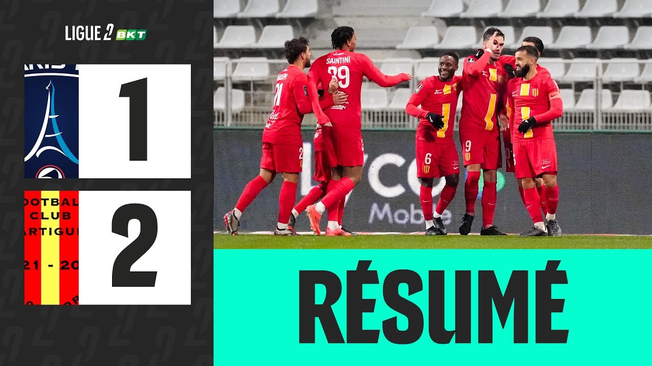 PARIS FC - FC MARTIGUES (1-2) - 17éme journée - Ligue 2 BKT 24/25