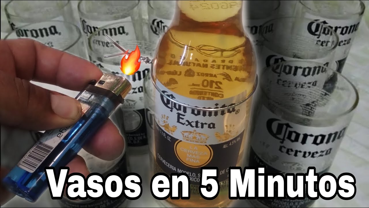 Como Hacer un Vaso Usando una Botella | 🍻🧐ESTA ES LA MANERA MAS F&Aacute;CIL👌