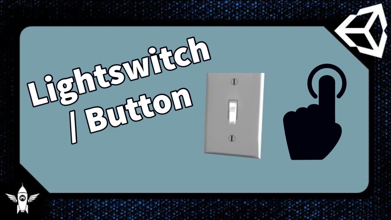 Make A Light Switch Or Button In Unity3D using Triggers (script below)