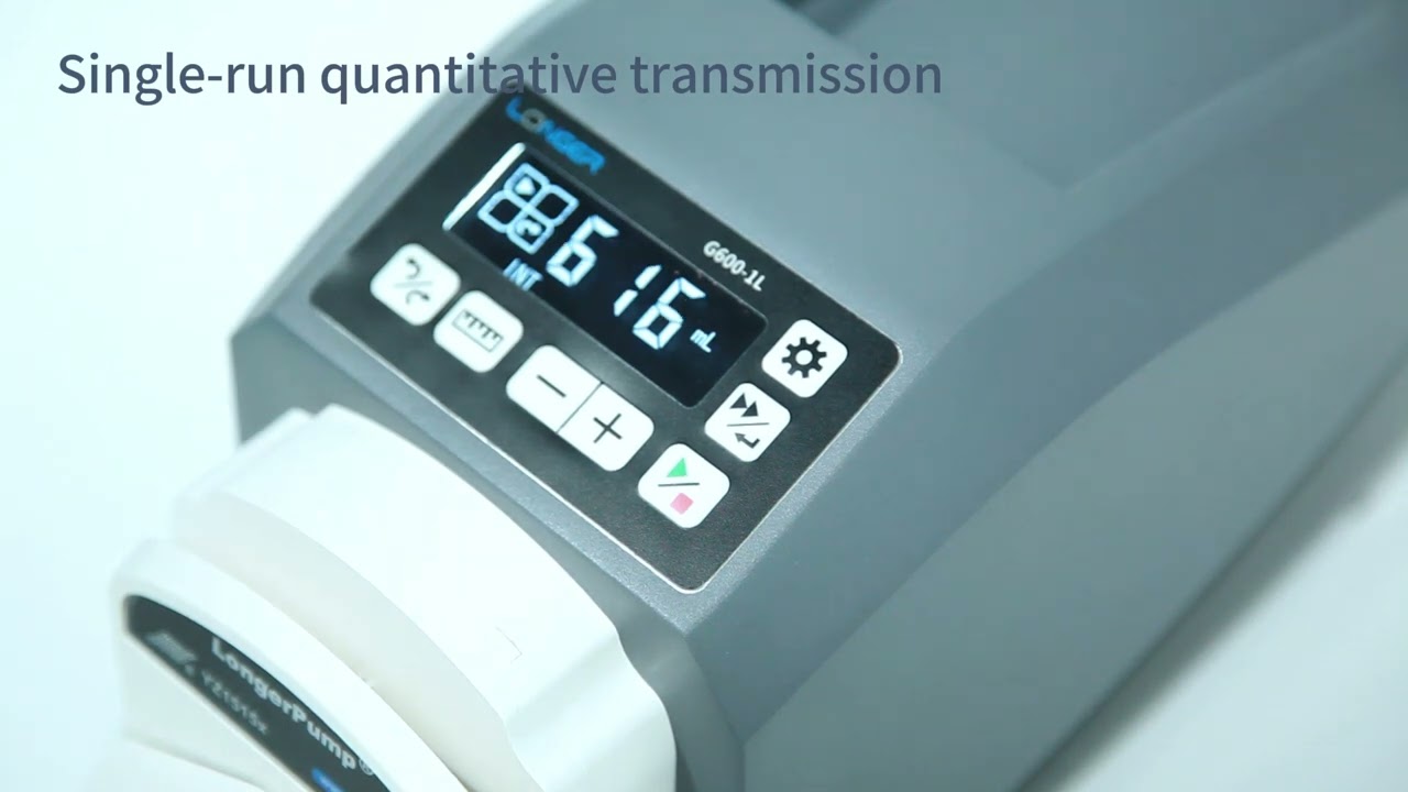 LONGER G600-1L Peristaltic Pump  - Single run quantitative transmission