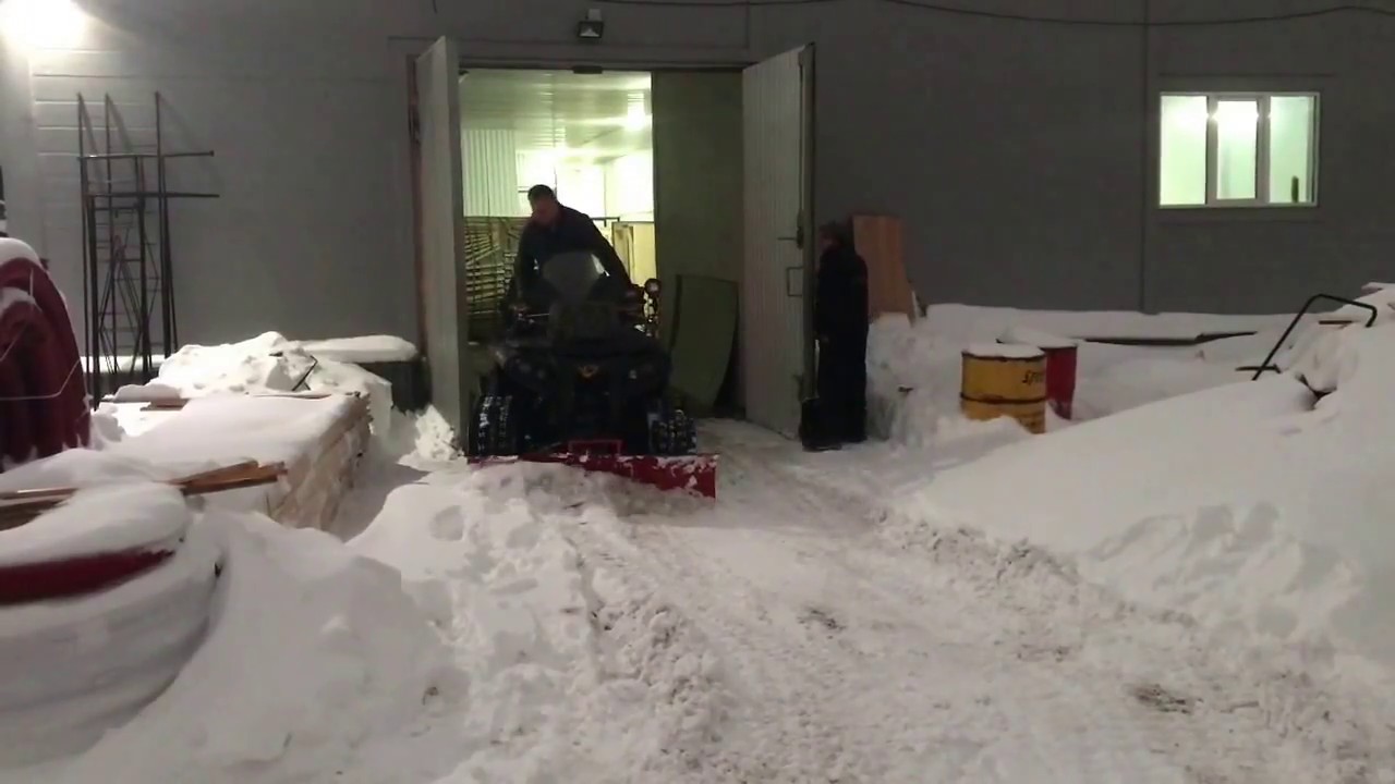 Самодельный отвал на квадроцикл