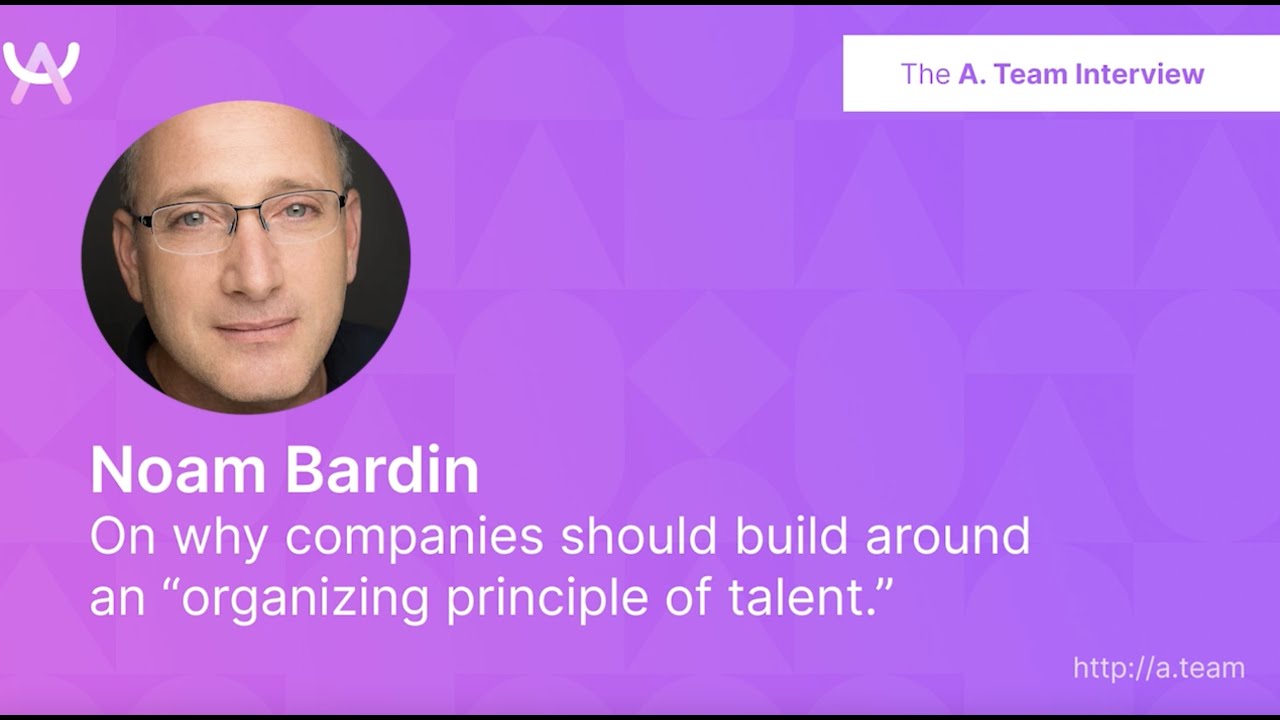 Noam Bardin on why you should build around an 