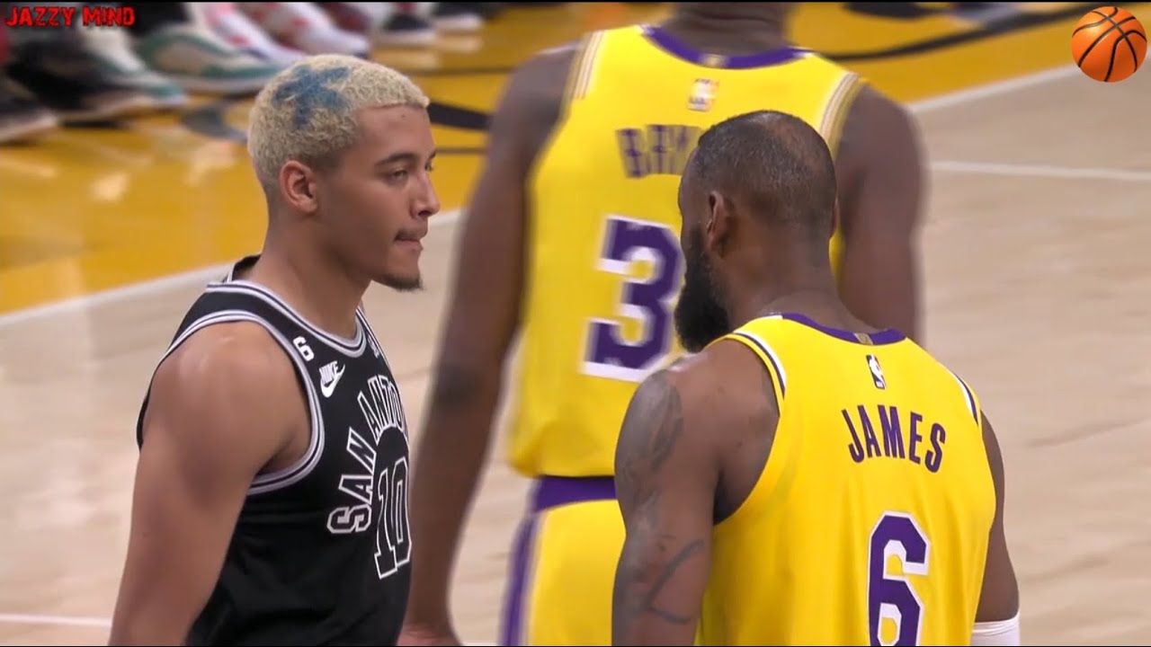Jeremy Sochan NBA Game No. 42 San Antonio Spurs - Los Angeles Lakers (104-113) Full Highlights