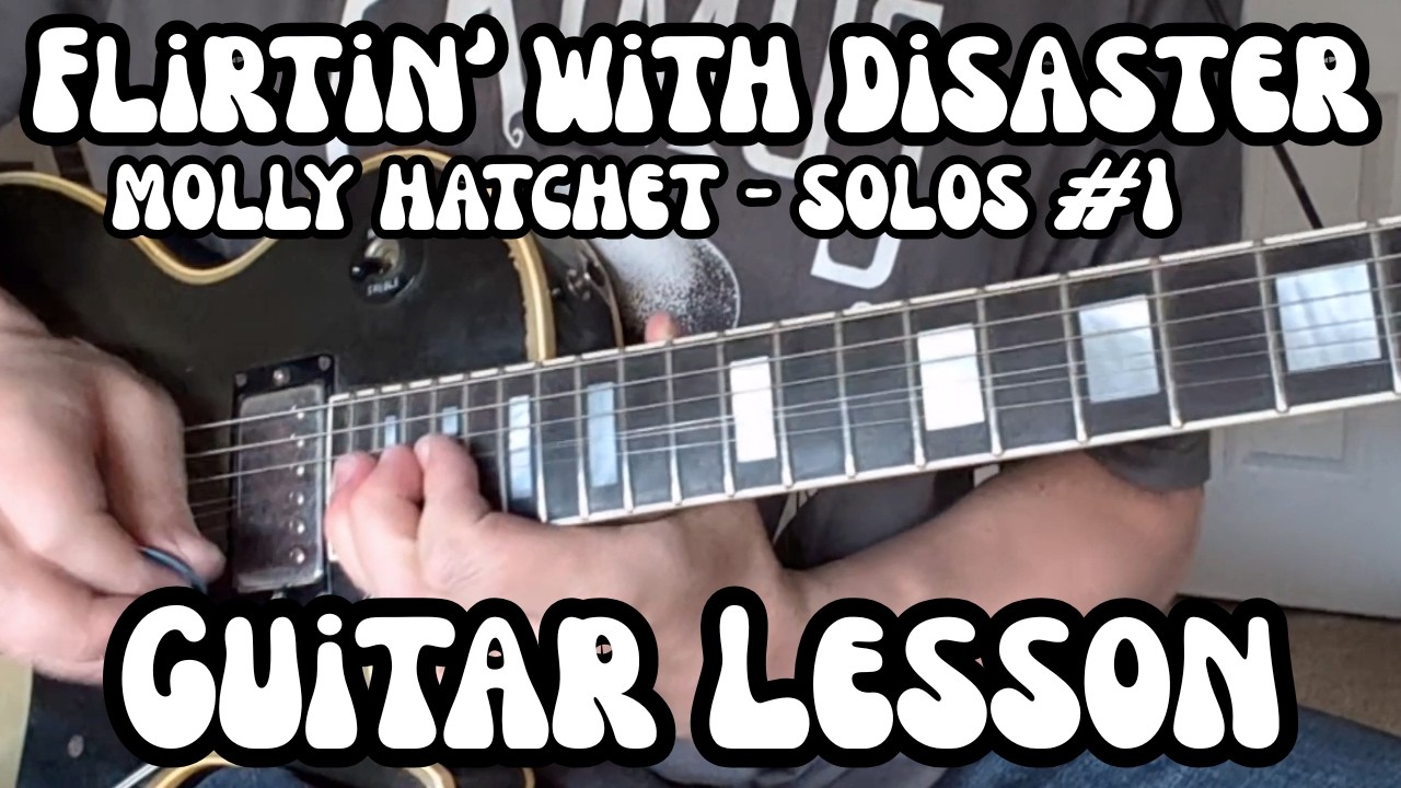 FLIRTIN' WITH DISASTER Guitar Lesson MOLLY HATCHET Guitar Solos Pt. 1 (Tabs coming soon)