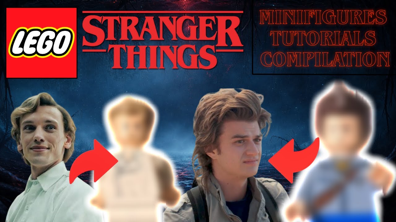 LEGO STRANGER THINGS MINIFIGURES TUTORIALS COMPILATION