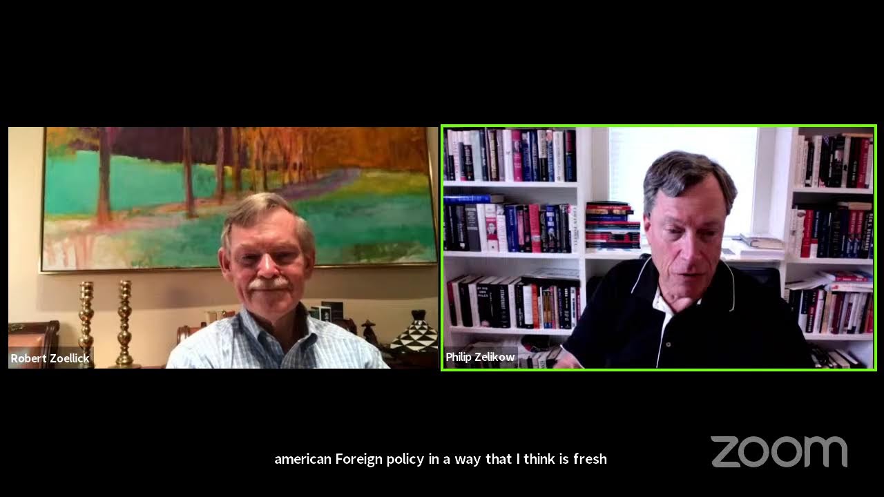 Robert Zoellick | AMERICA IN THE WORLD in conversation with Philip Zelikow