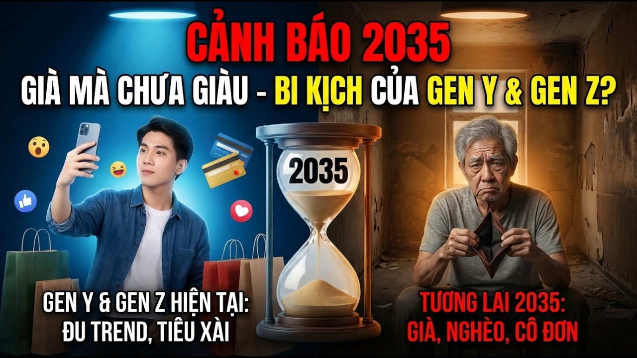 Cảnh Báo 2035: Già Mà Chưa Giàu - Bi Kịch Của Gen Y & Gen Z?