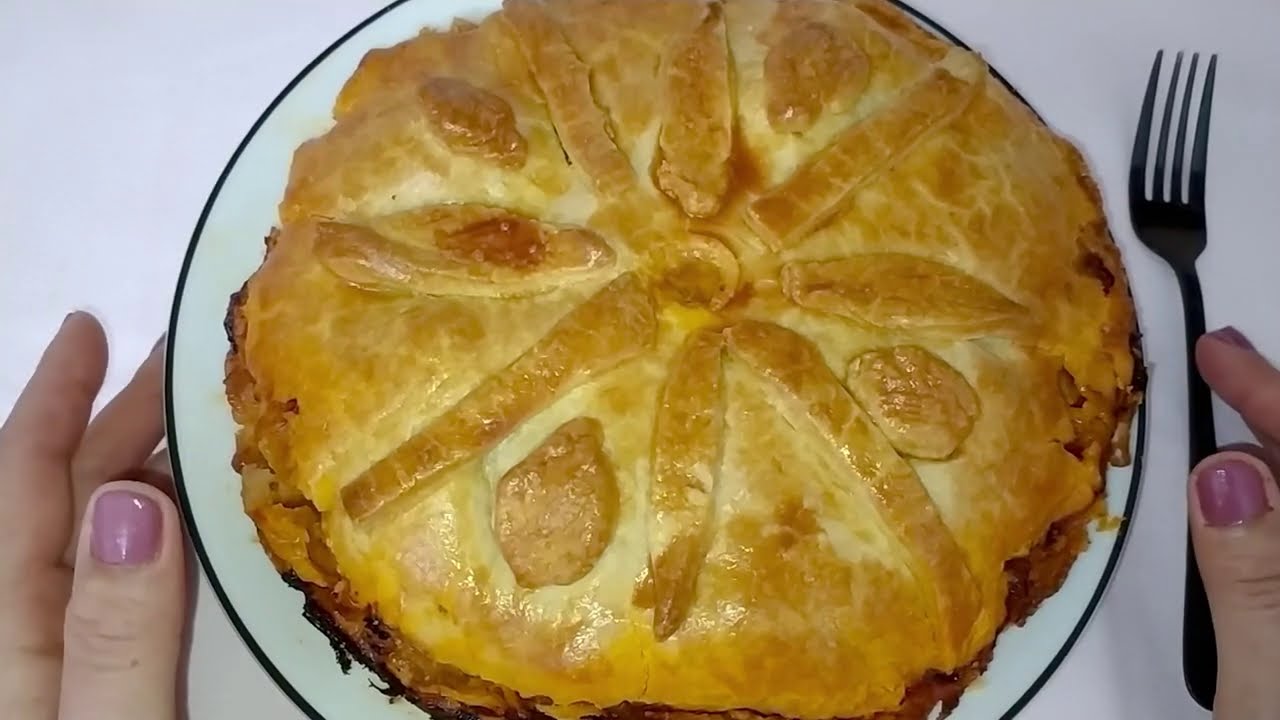 EMPANADA DE ZORZA CASERA (hacemos la zorza y la empanada caseras)