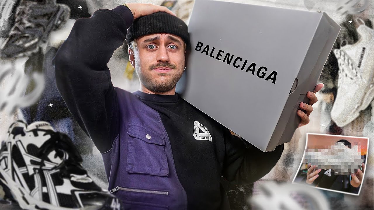 Je TESTE des SNEAKERS de luxe BALENCIAGA à 1000€ 👽