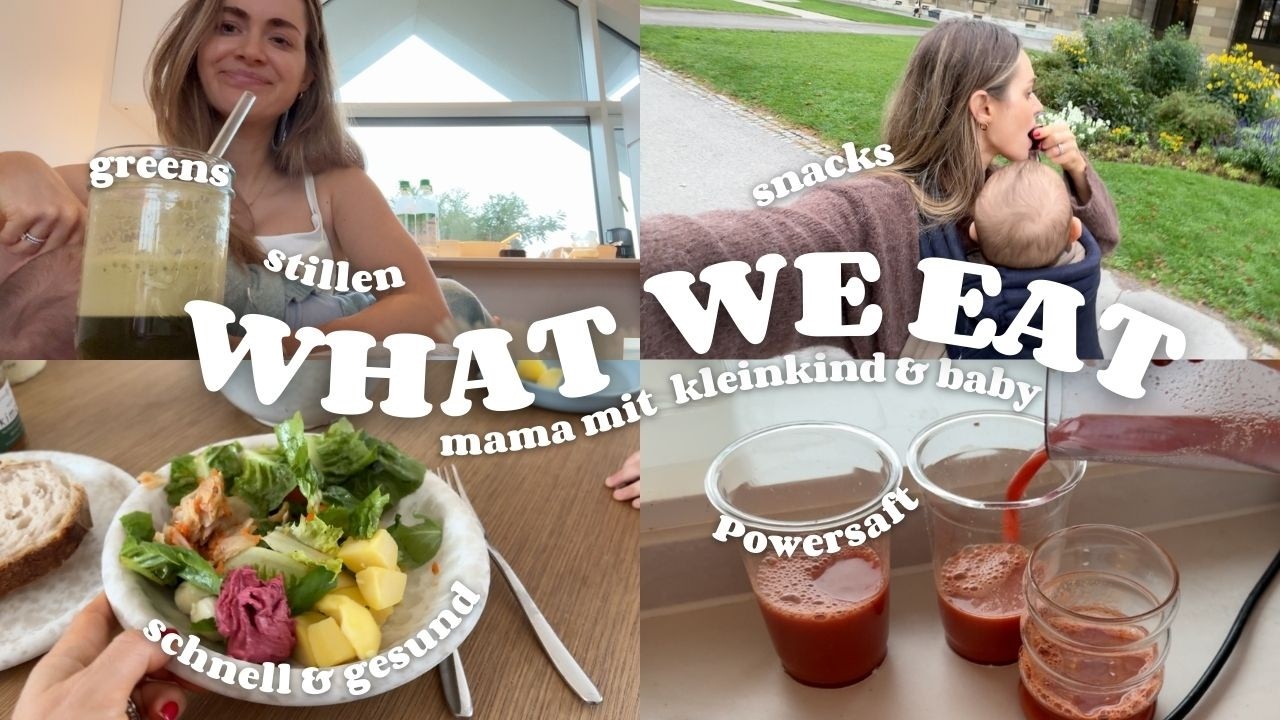What we eat in a day - schnell und gesund als busy Mama mit Kleinkind & Baby (baby led weaning)!