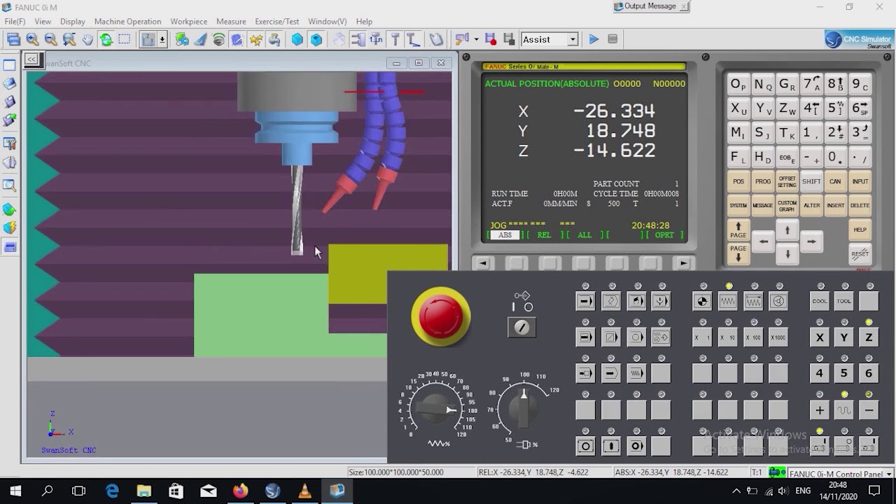 TUTORIAL SETTING MESIN CNC MILLING DENGAN SWANSOFT