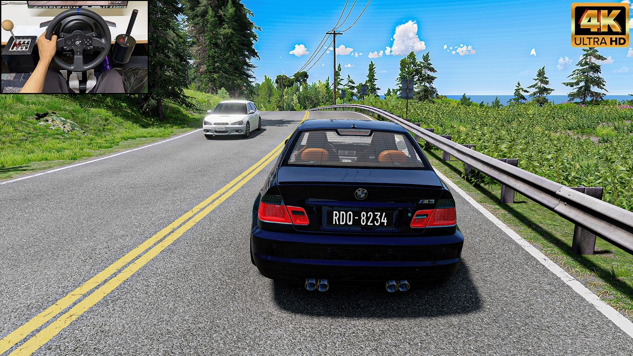 BMW E46 S54 - Realistic POV Driving in 4K | T300 GT | BeamNG.drive