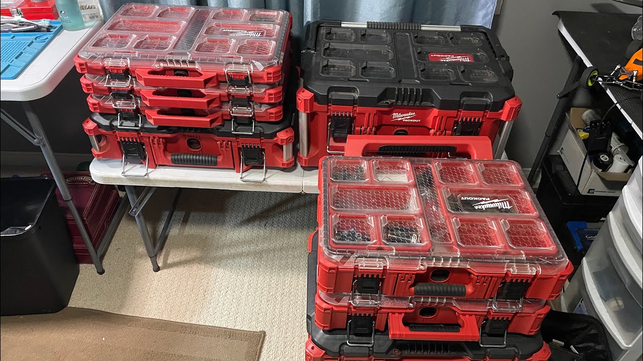 Milwaukee Packout for RC car parts and tools