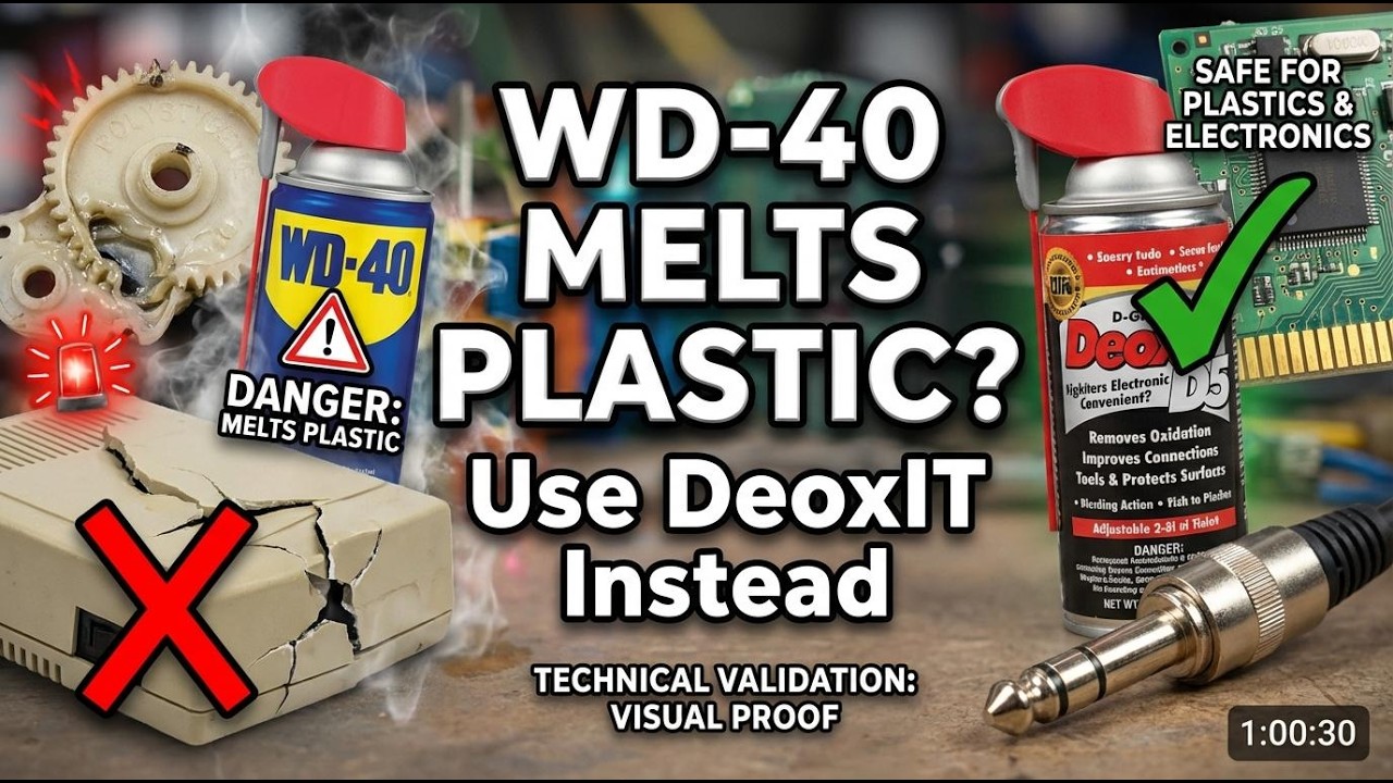 Deoxit и WD40: действительно ли они взаимозаменяемы?