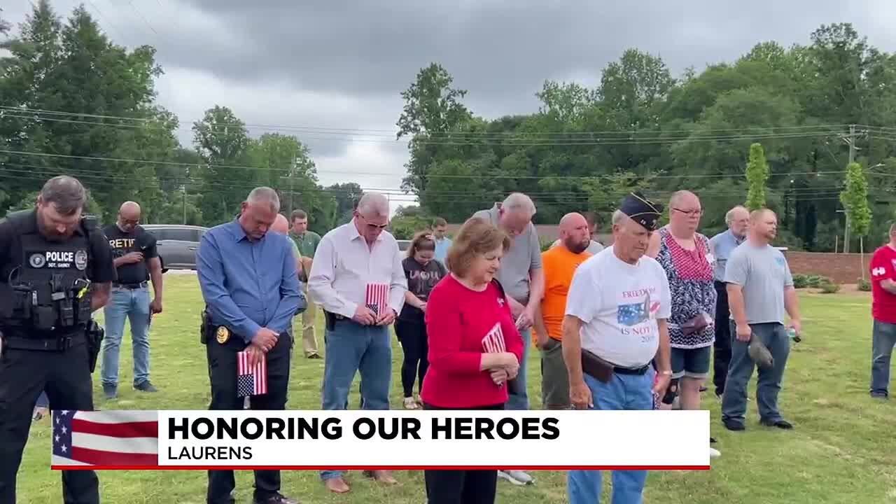 Laurens Co Hall of Heroes holds Memorial Day ceremony