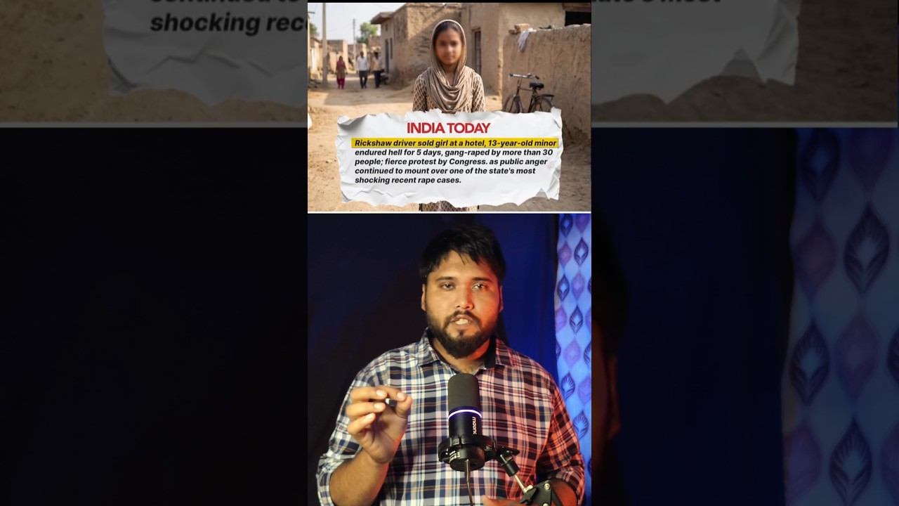 Rajasthan Horror: 13-Year-Old Girl Ra#pe Case 😱 #crimestory #viral