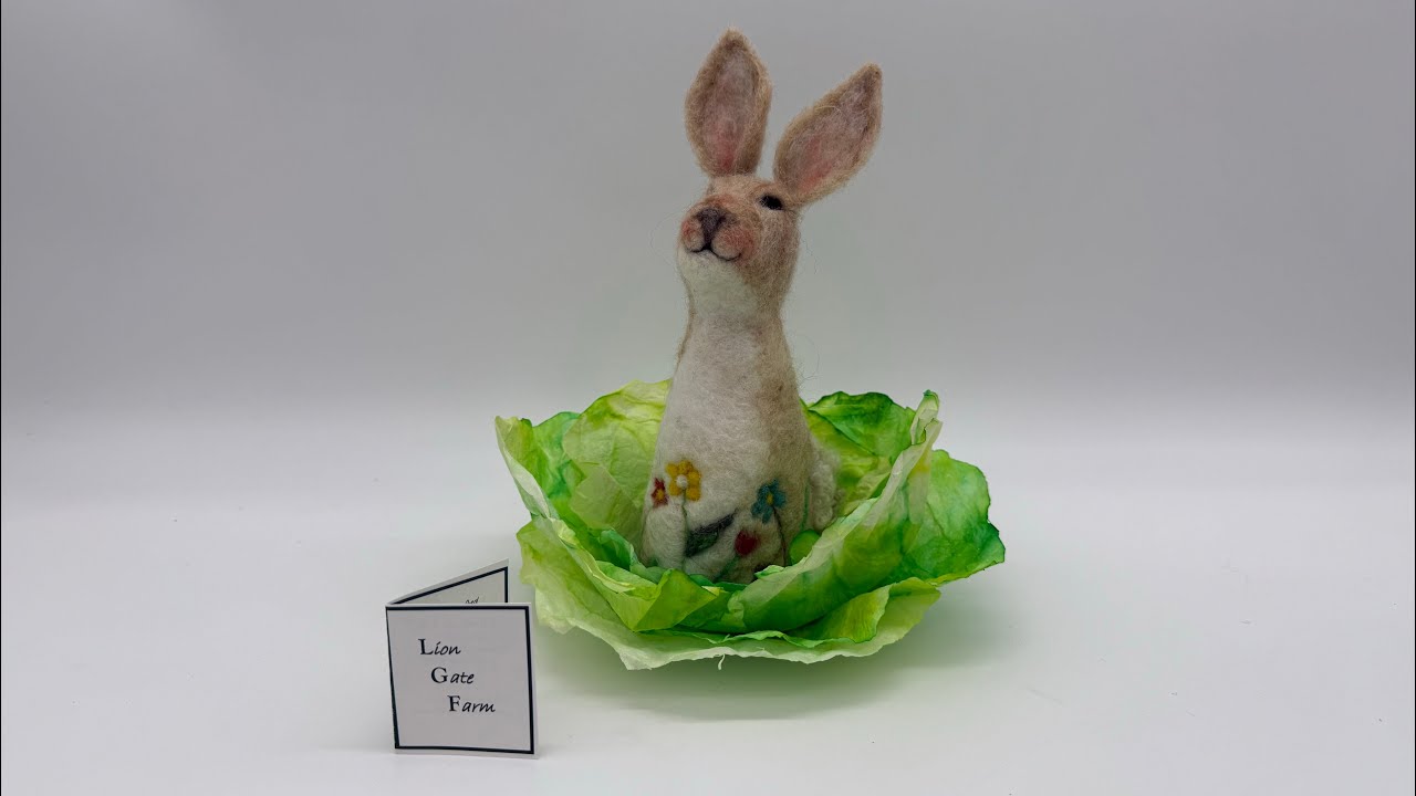 Needle Felting - Garden Bunny Tutorial