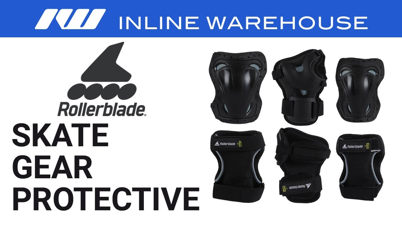 Обзор защитной экипировки для роликовых коньков Rollerblade Skate Gear 3 шт.