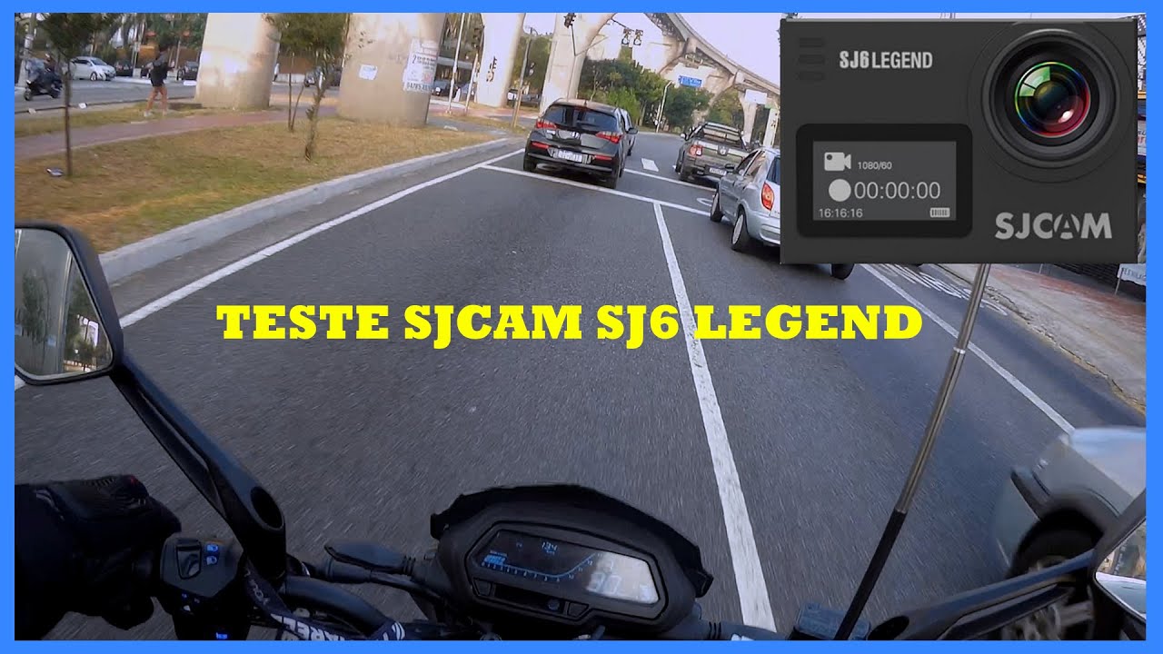 Teste SJCAM SJ6 LEGEND - 1080p - 60FPS - ESTABILIZAÇÃO ON - BIT RATE ALTO - WDR ON