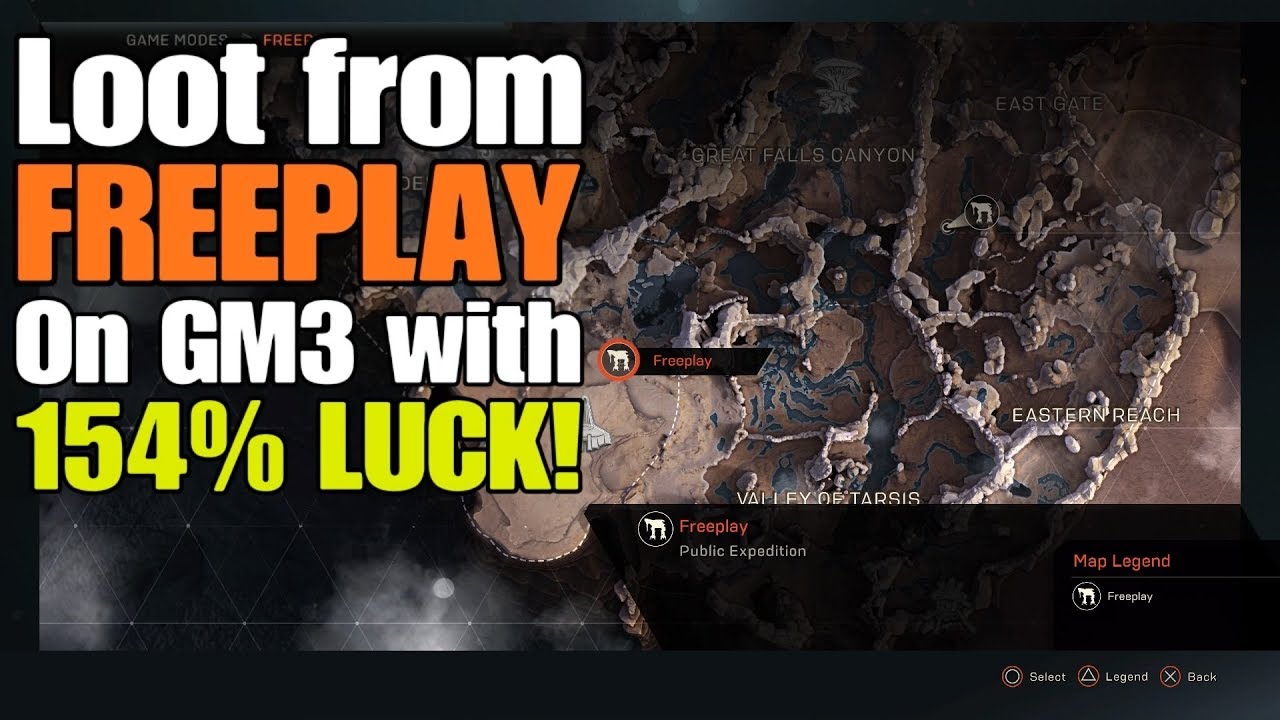 Anthem - Loot from Freeplay on GM3 with 154% LUCK! (Patch 1.0.4)