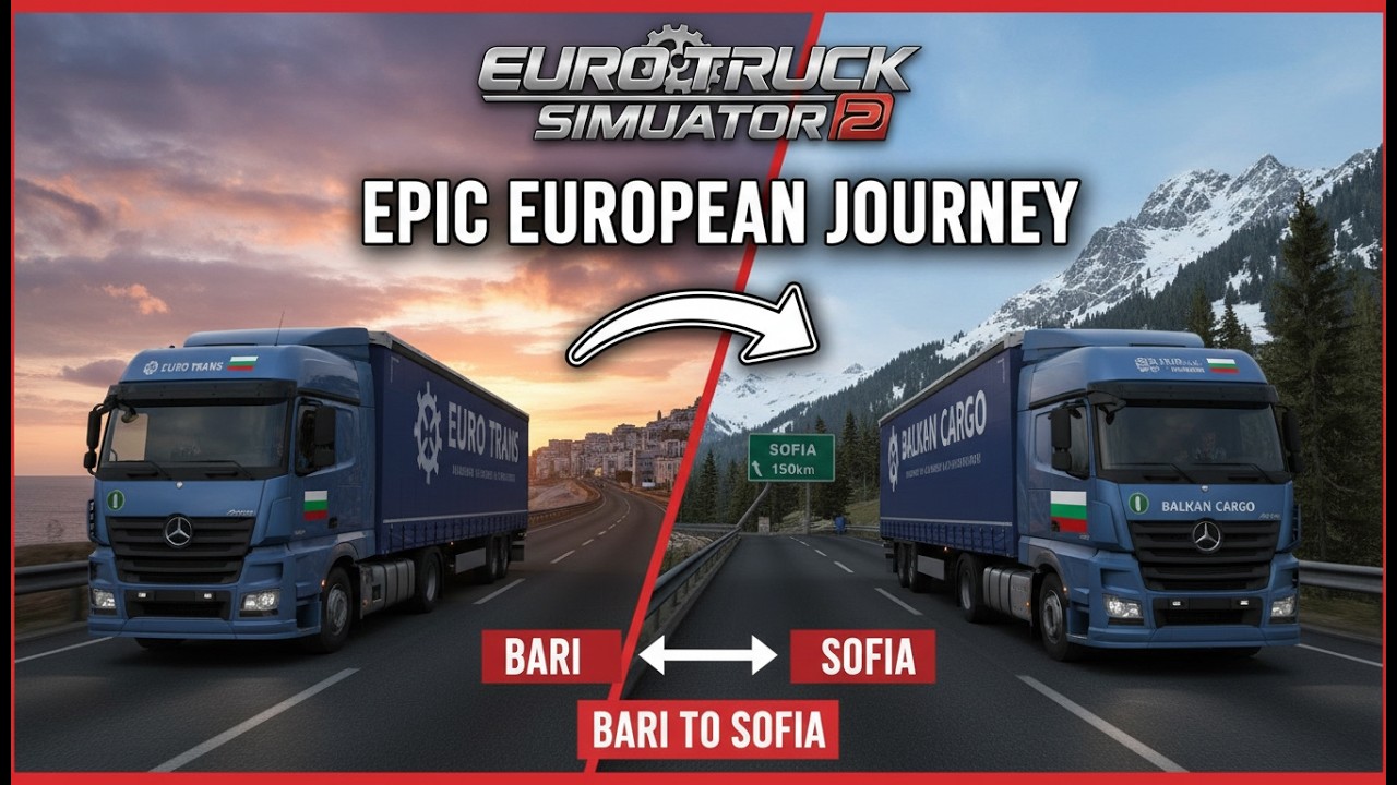 Bari nach Sofia #eurotrucksimulator2