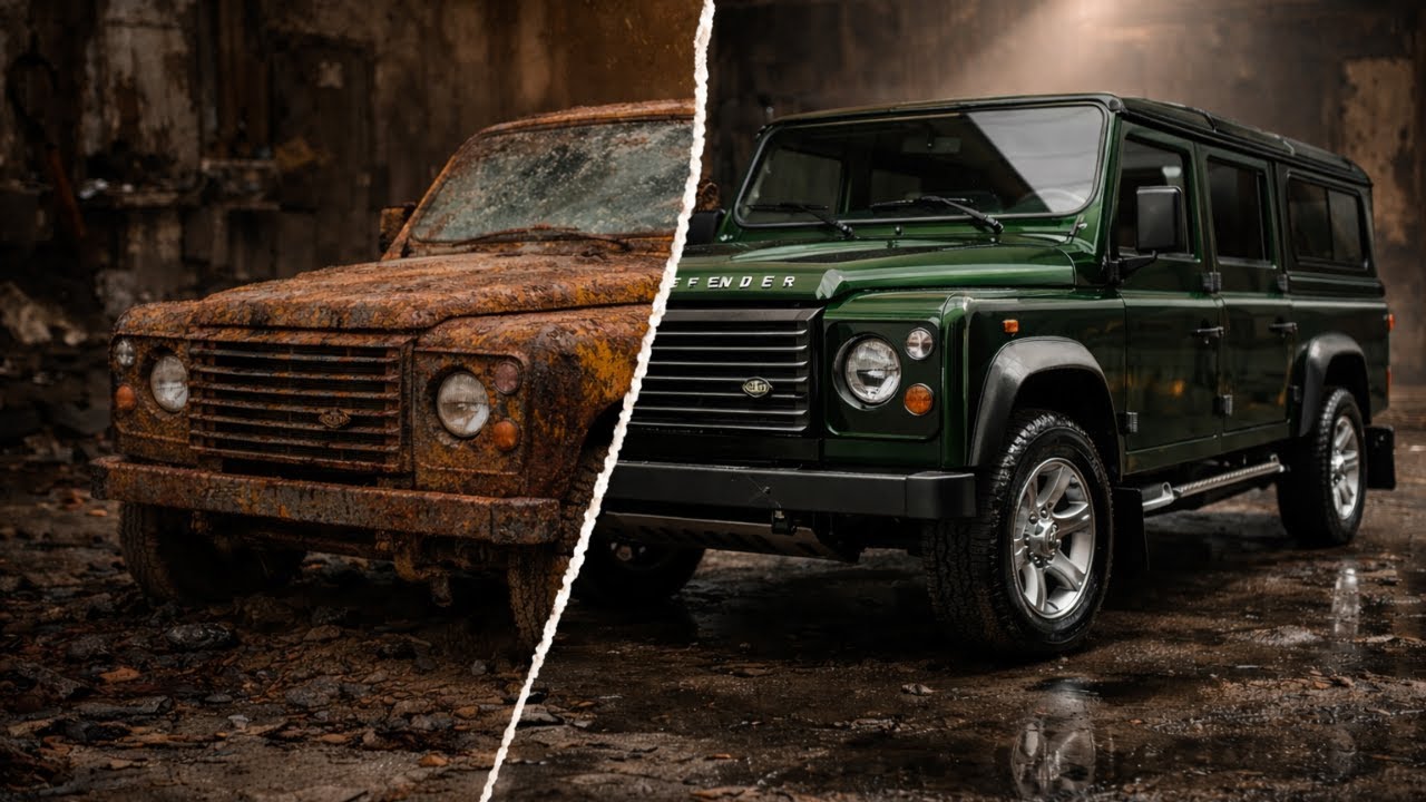 ASMR Car Restoration! 1995 Land Rover Defender Full Restoration Project