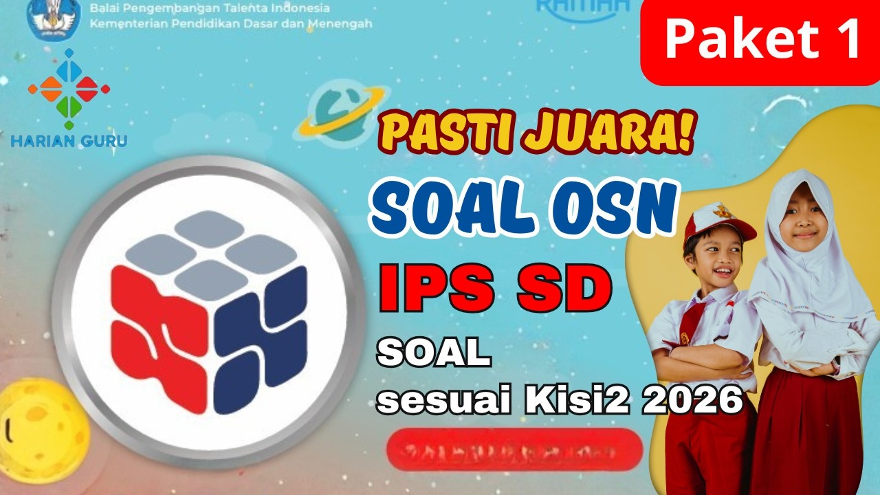 SOAL OSN IPS SD 2026 PART#1 - Plus Kunci Jawaban = Pasti JUARA* #osnsd #osnips #osn2026