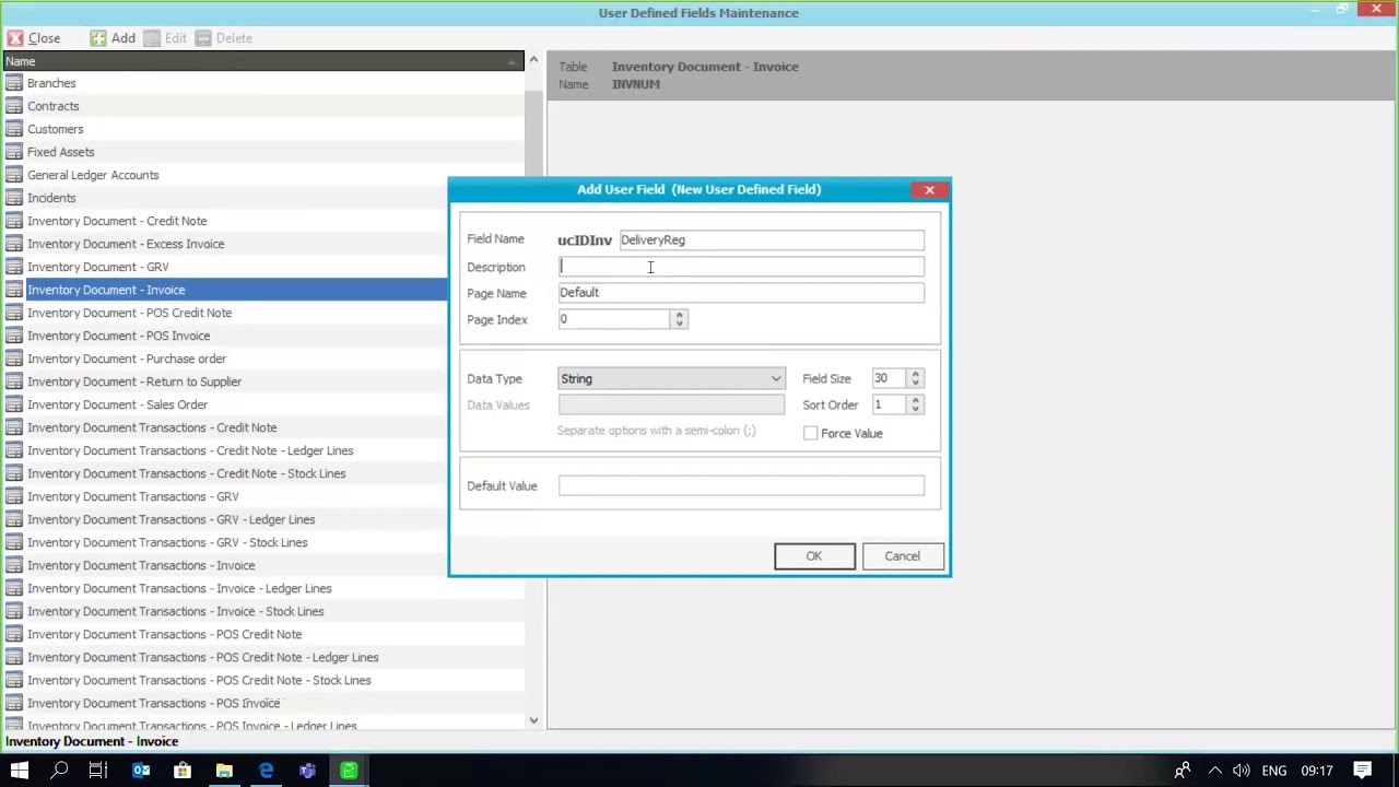 Sage 200 Evolution UDF's