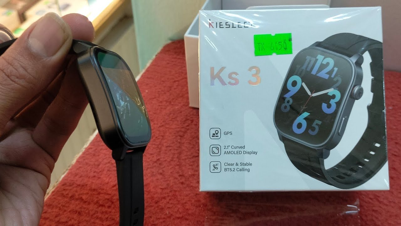 Kieslect Ks 3 Curve AMOLED Smart Watch || Unboxing || || Tech With Babor ||