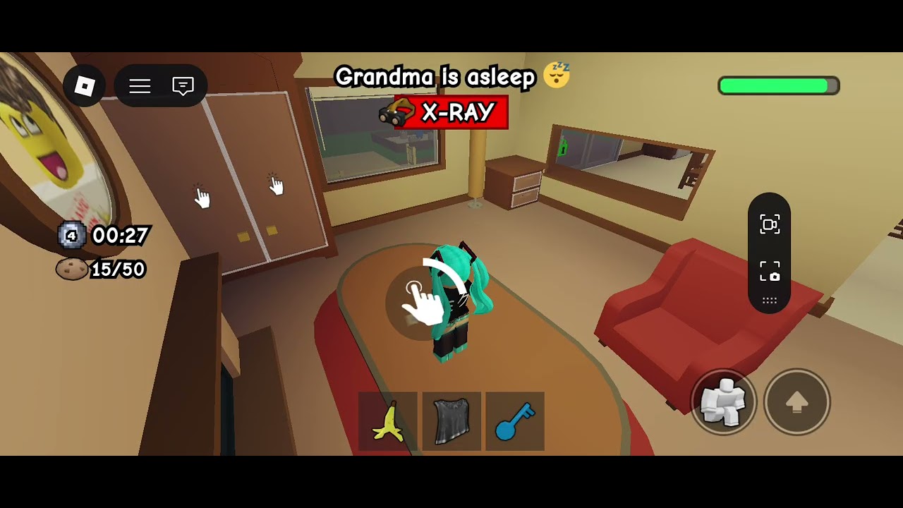 Playing steal cookies 