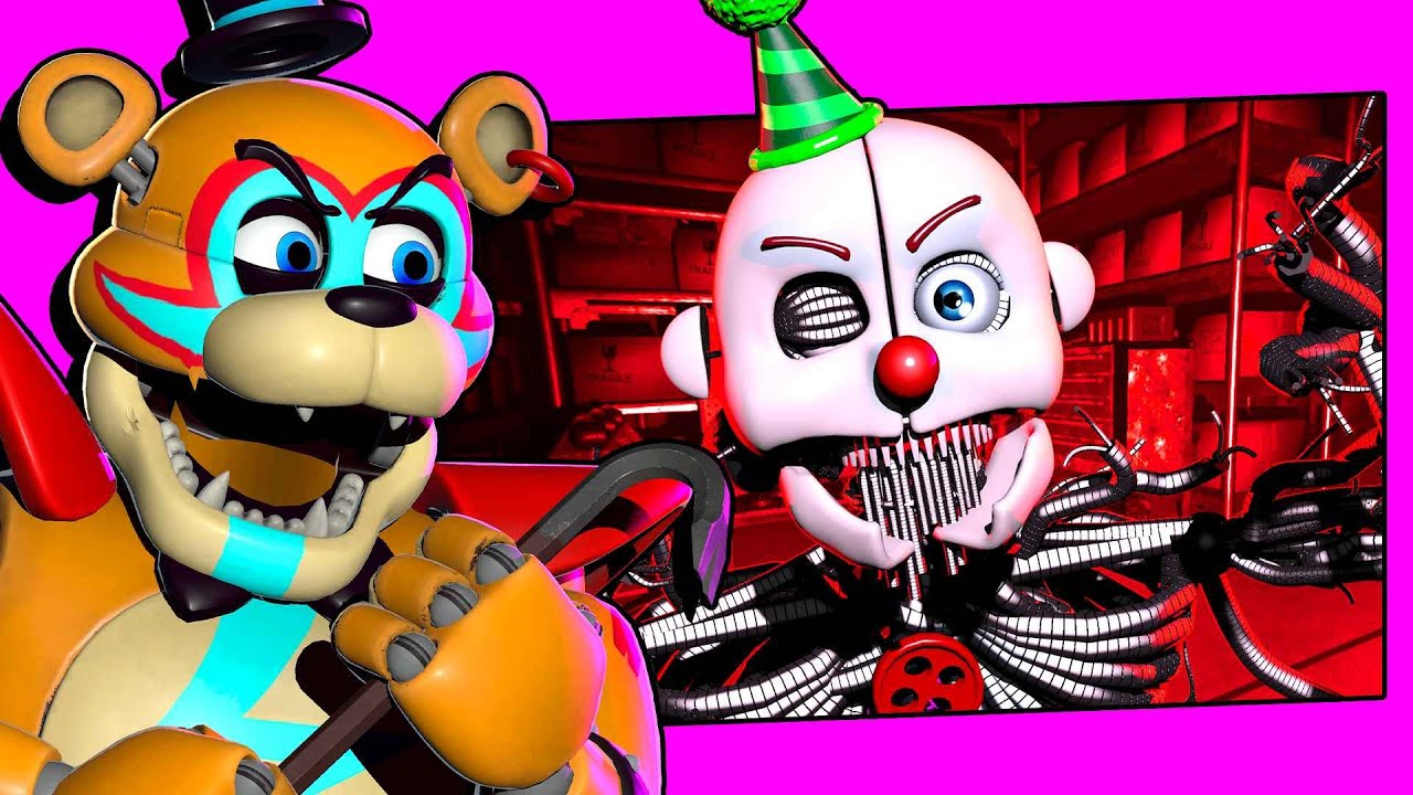 GLAMROCK FREDDY JOGA THE GLITCHED ATTRACTION! #3 (NOVO UPDATE)
