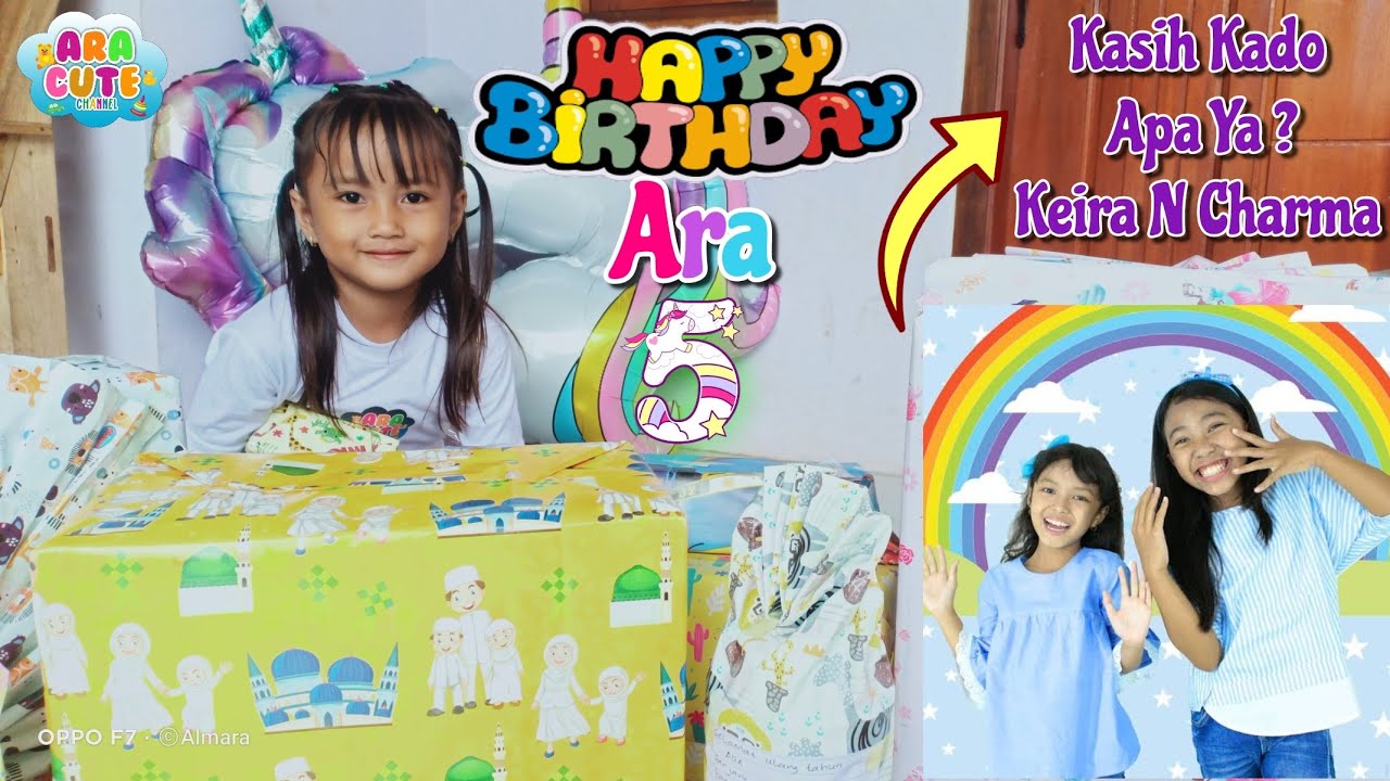 Buka Kado Ulang Tahun Ara 🎉 Kado Apa Ya Dari Keira Charma