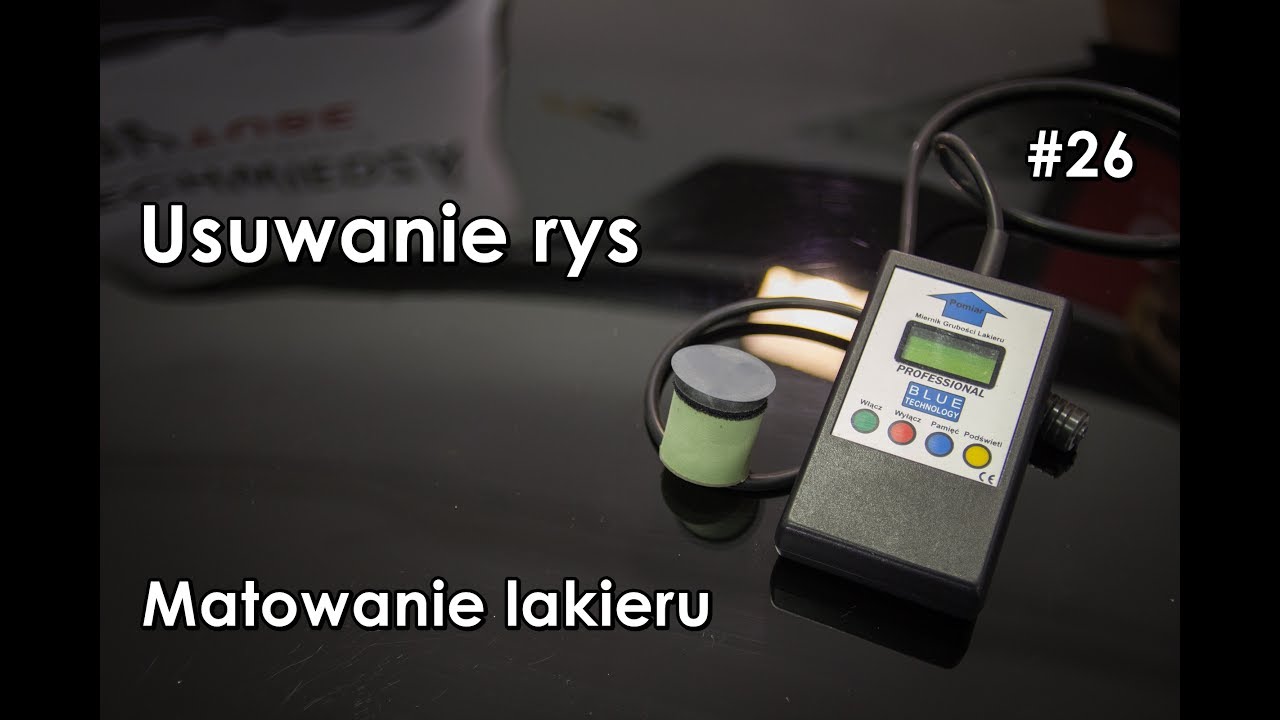 Usuwanie rys - matowanie lakieru #26
