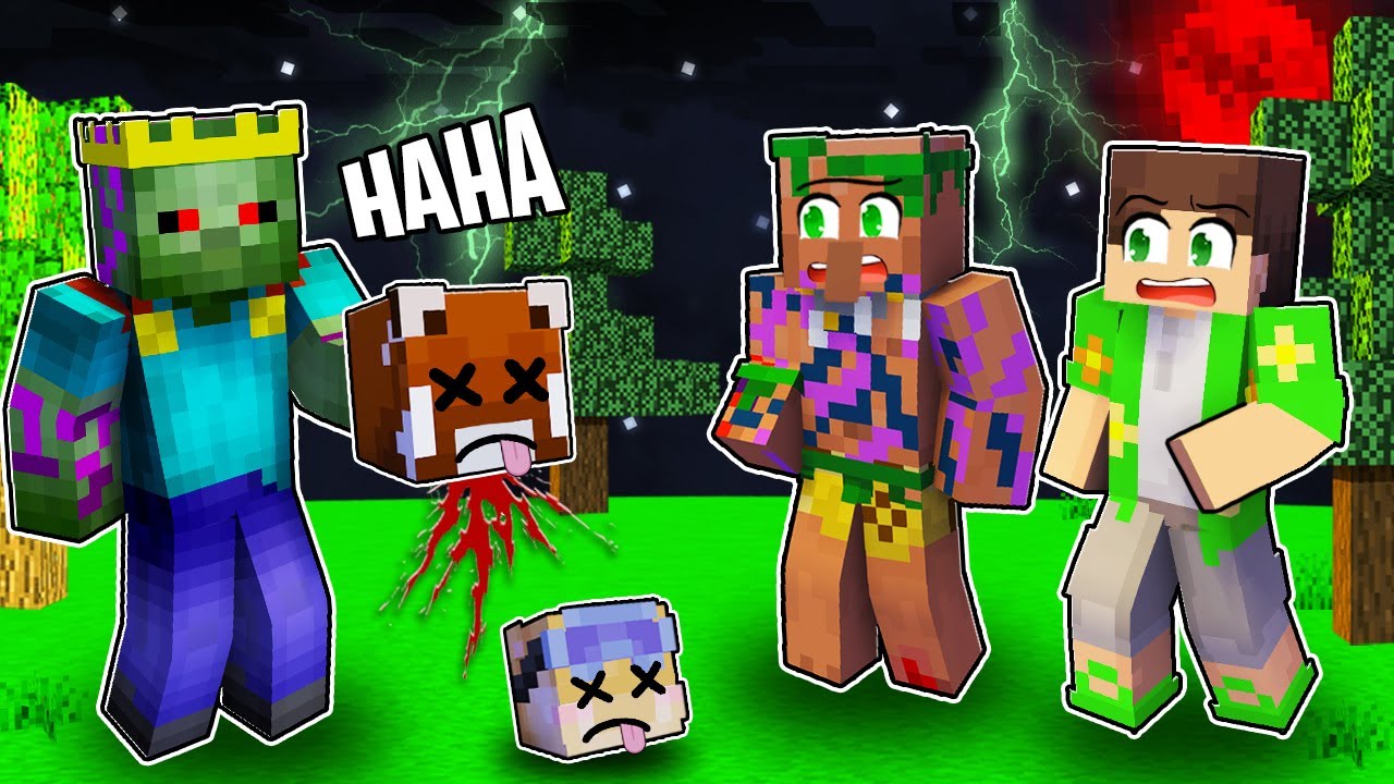 REGELE Zombie a *OMORAT* toti Cetatenii Skincraft...