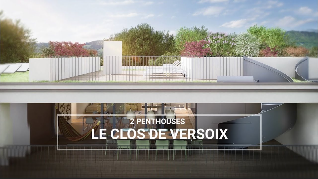 VERSOIX: Penthouses avec terrasse