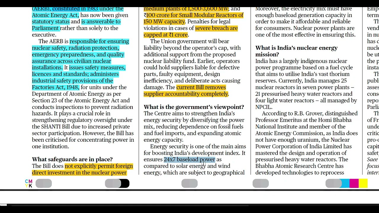 The Hindu Editorial Discussion 6\01\2026 | SHANTI BILL FOR UPSC | Science and Technology for UPSC