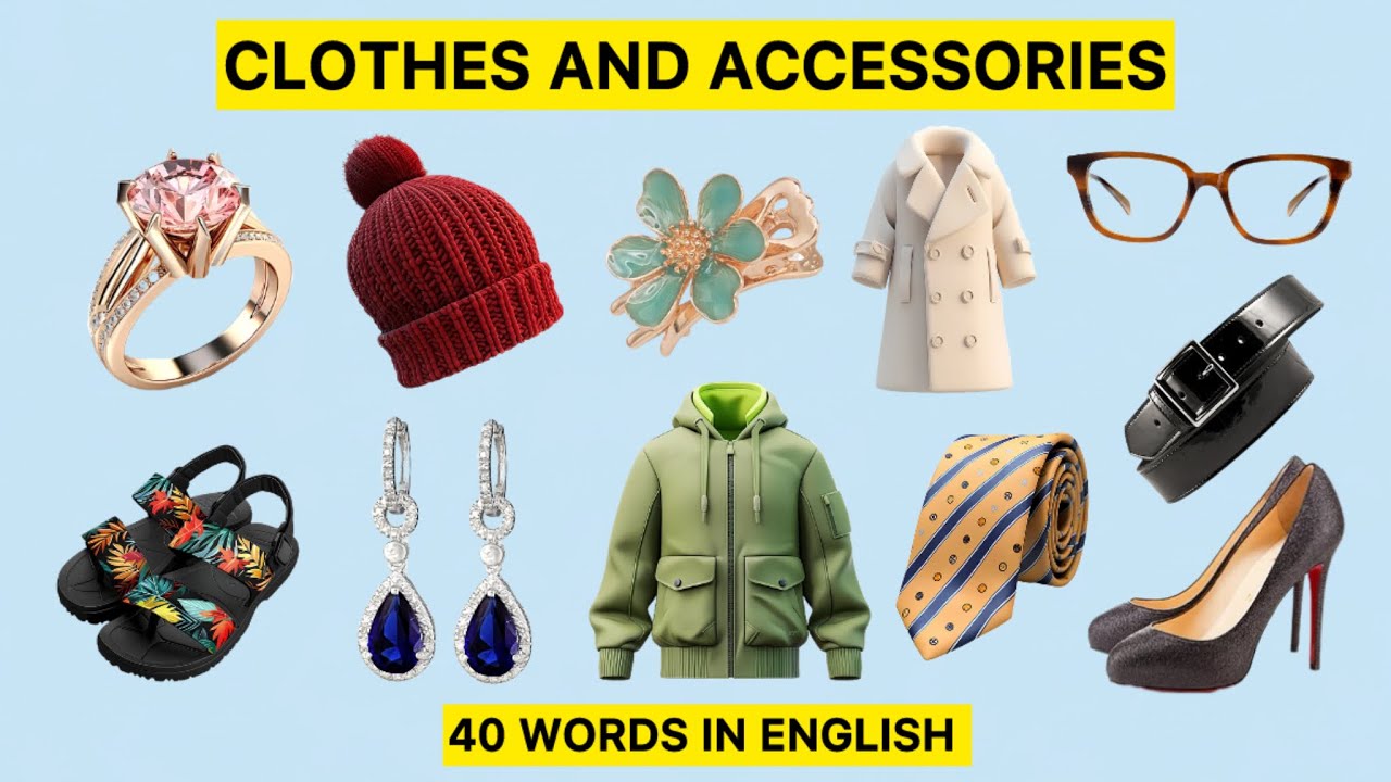 Clothes & Accessories in English | English Vocabulary