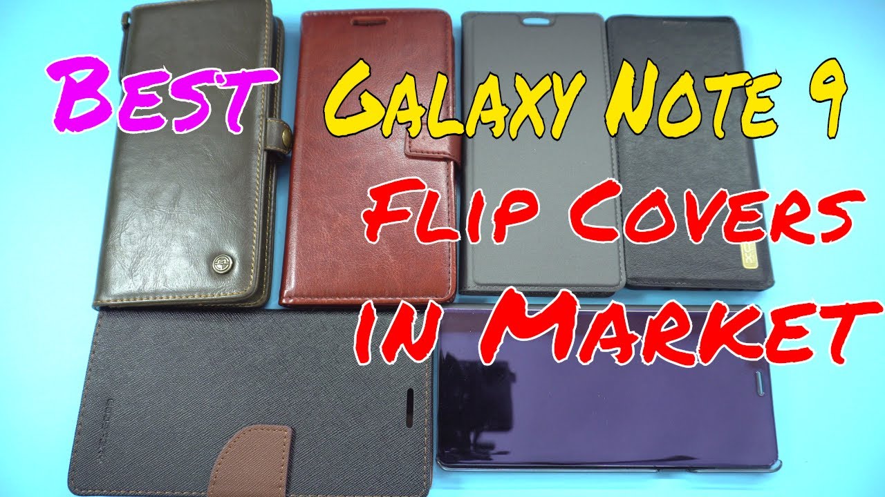 Samsung Galaxy Note 9 best Flip covers available in Indian Market (Link Below)...