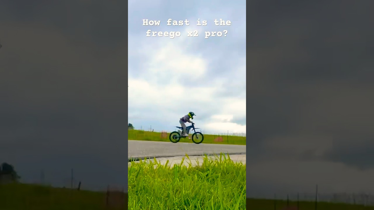HOW FAST IS THE FREEGO X2 PRO! 50 mph top speed! #shorts #electricbike