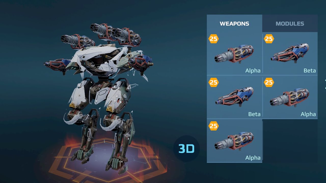 War Robots ADARTIS Eiffel  OP