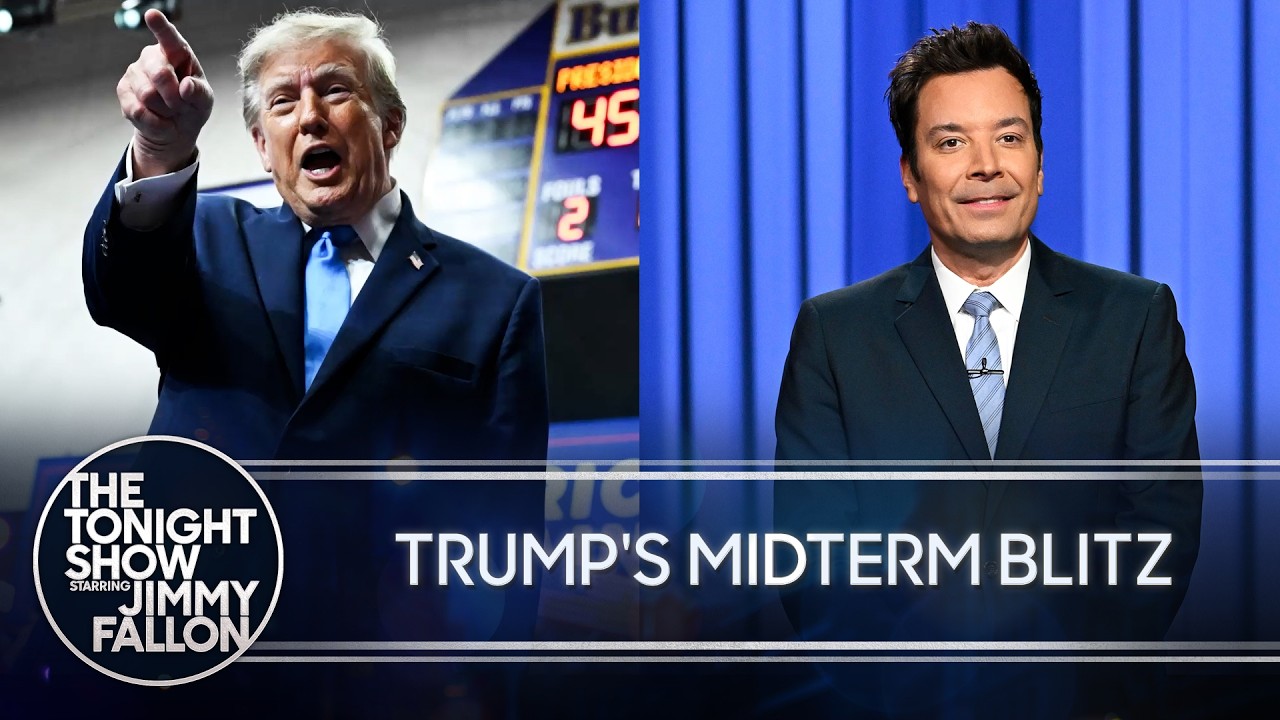 Trump Kicks Off 32-Day Midterm Campaign Blitz, Ramaswamy Nearly Drops Kid at Rally | Tonight Show