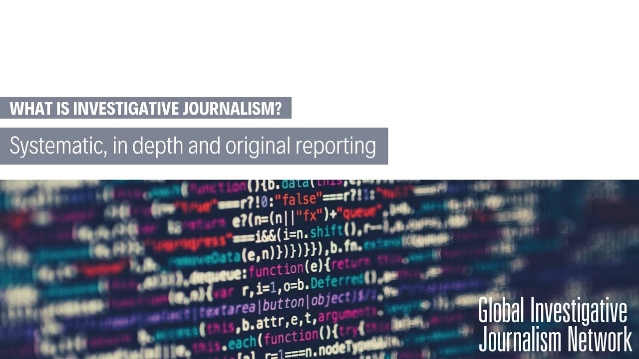 David Kaplan - What exactly is investigative journalism?