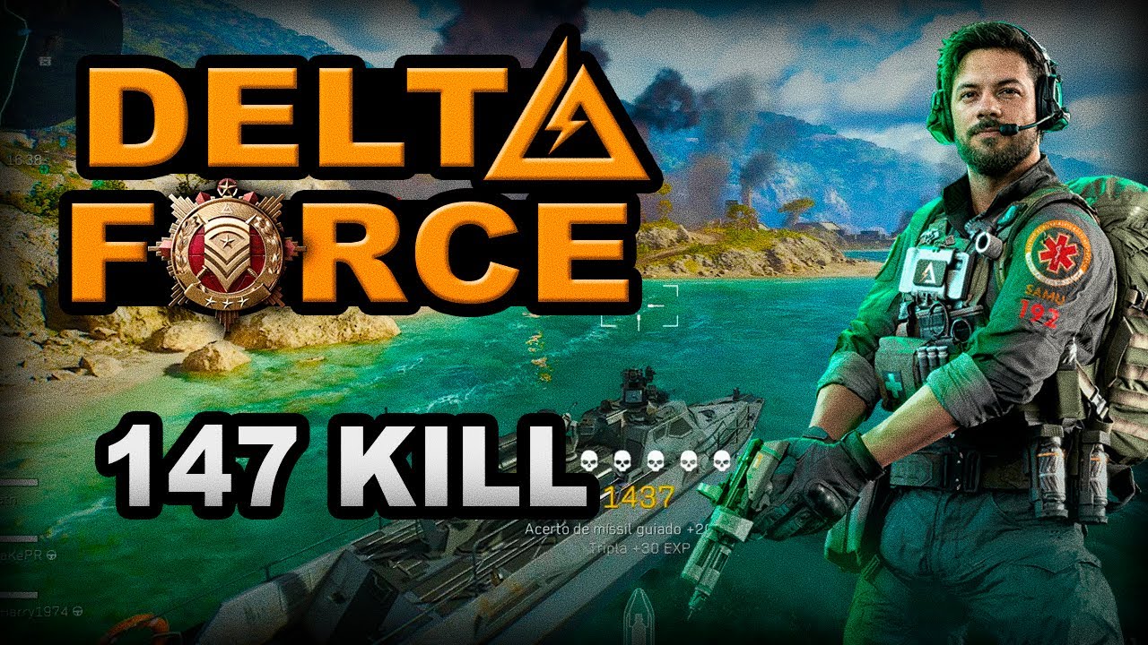 147 KILLS no mapa Cyclone (Praia) | Delta Force Gameplay Insano