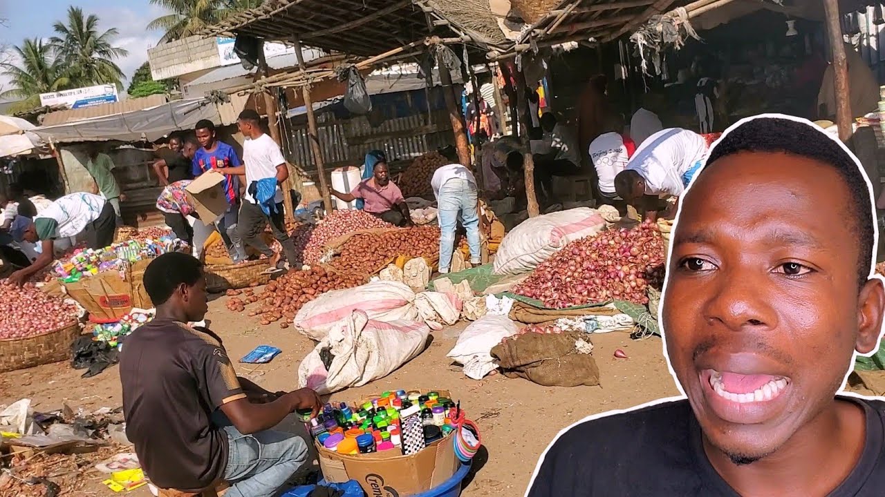 Esta é a feira mais completa da minha cidade em Moçambique
